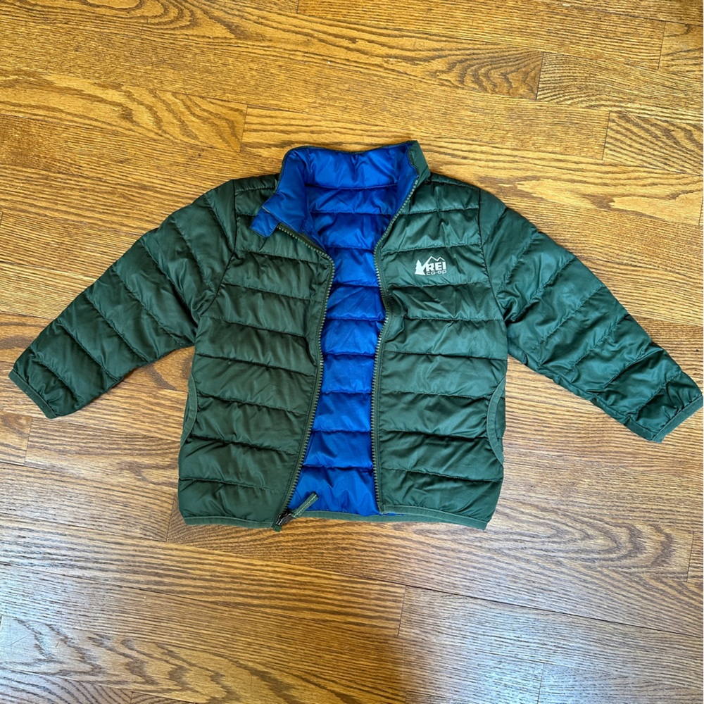 REI Toddler Down Jacket Reversible 3T